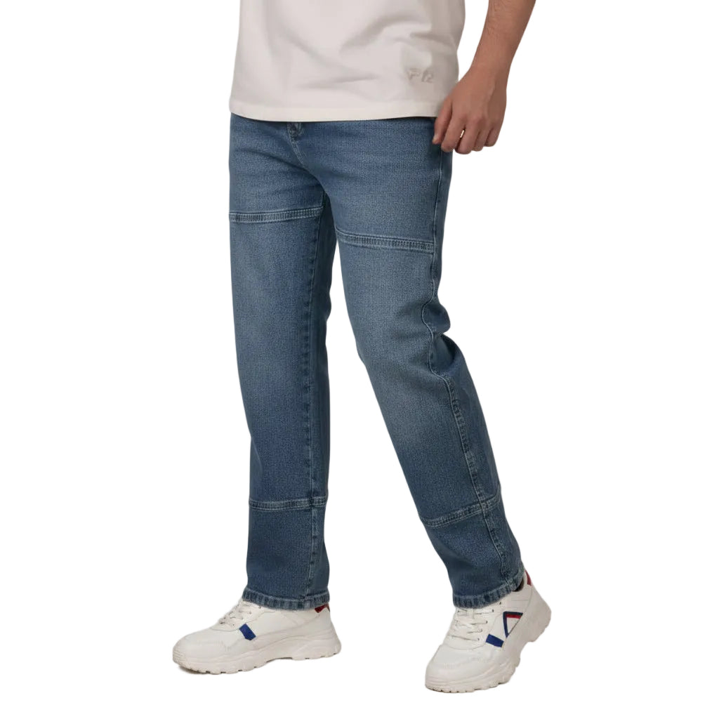 Jean Straight hight double stitching - P01 175