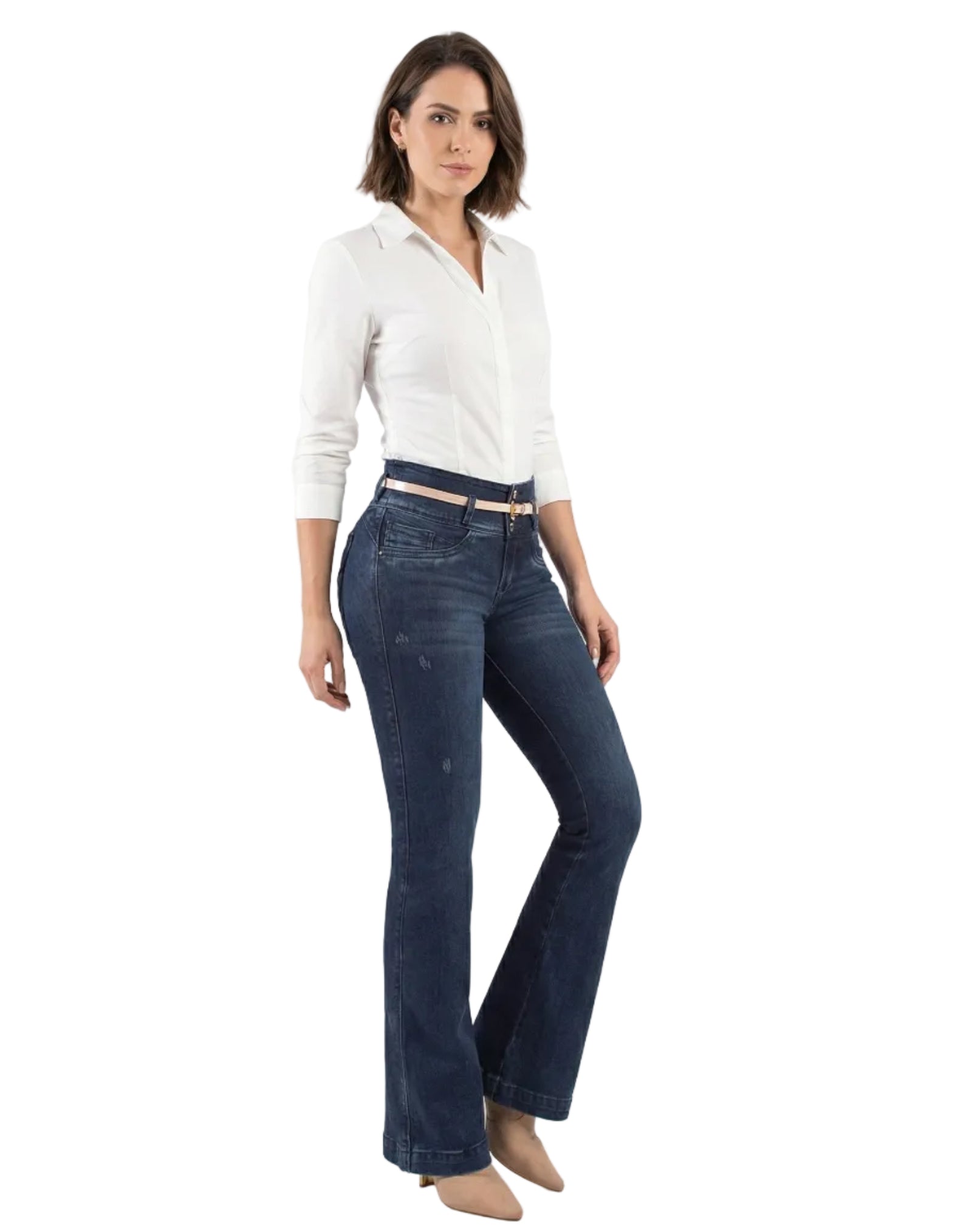 Jean Push Up, Bota Campana - P02 898