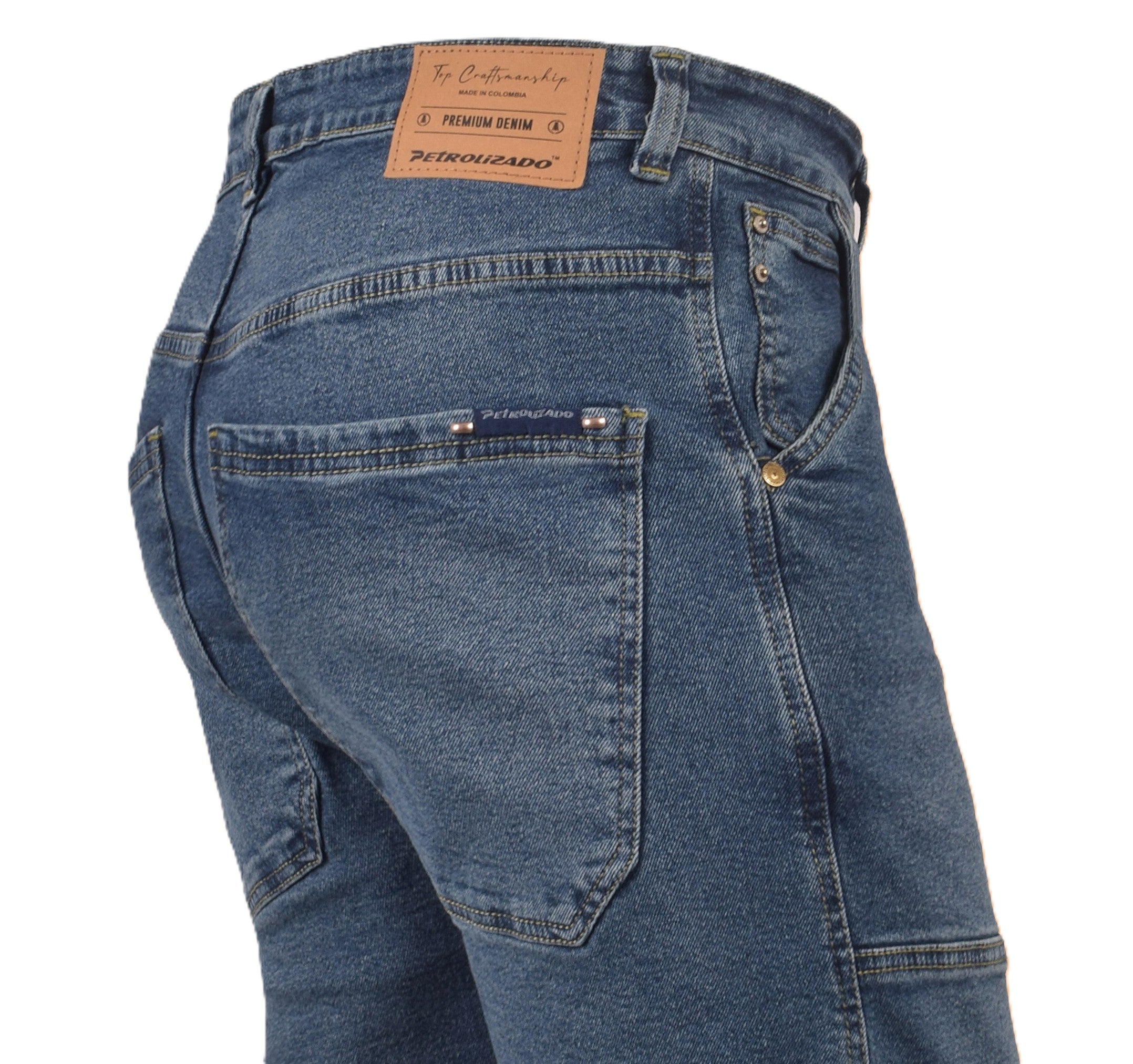 Jean Straight hight double stitching - P01 175