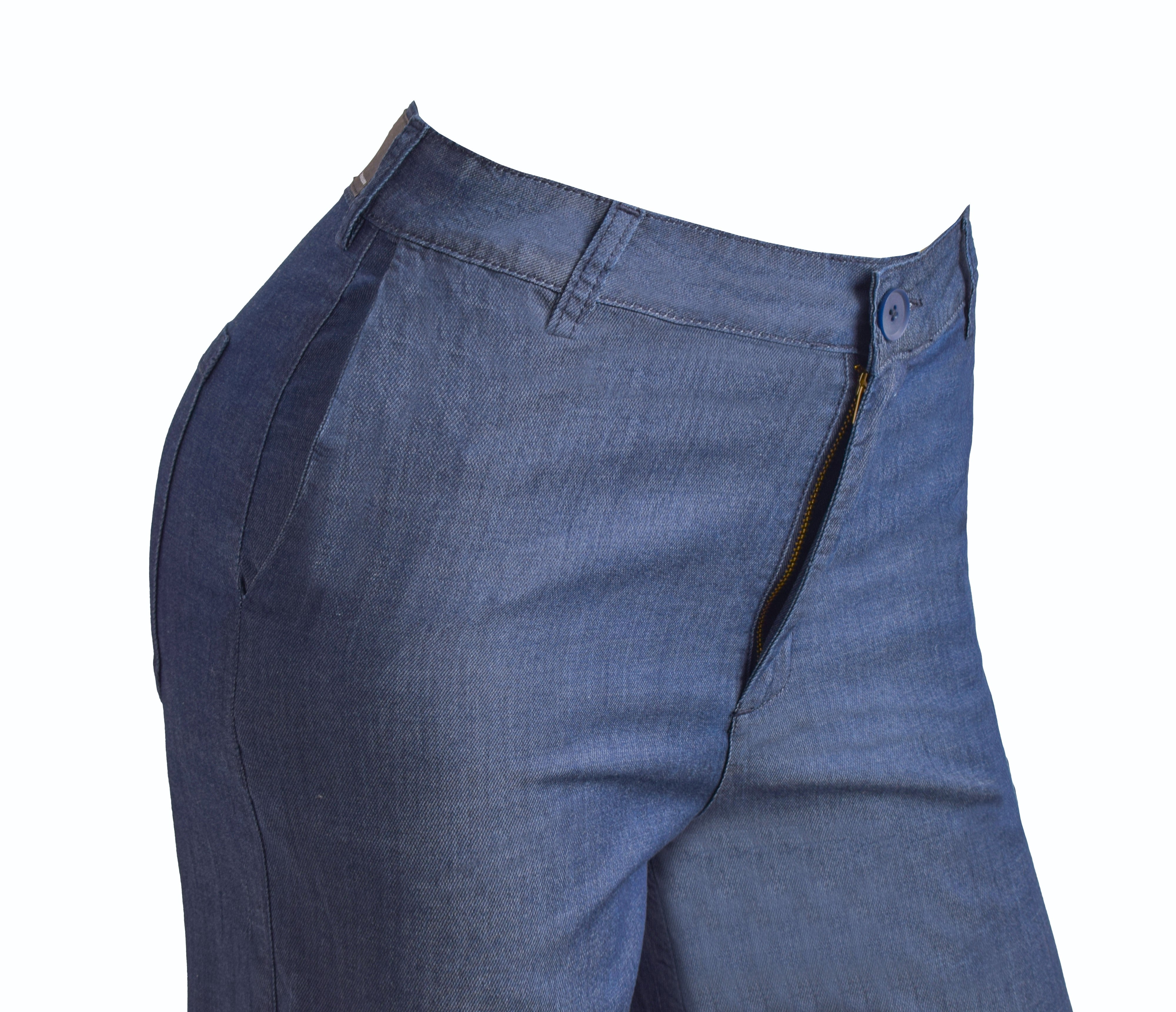 Pantalón Chambray Wide Leg - P02 002