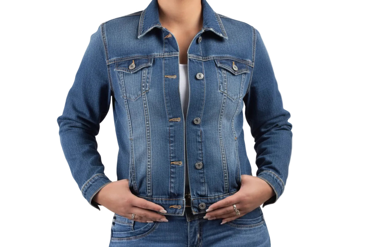 Esencial Chaqueta Denim  - P 22 008